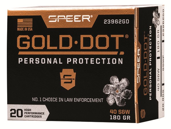 SPEER 23962GD 40 180 GDHP 20 - Browning Black Friday Blowout